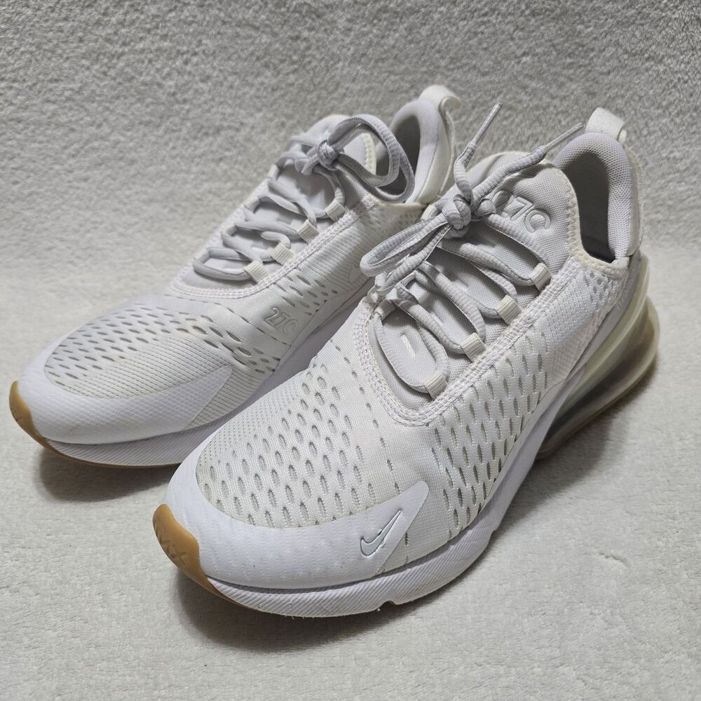 Nike Air Max 270 Men's Sz 10 "White Gum" Sneakers DC1702-100 Running Shoes
